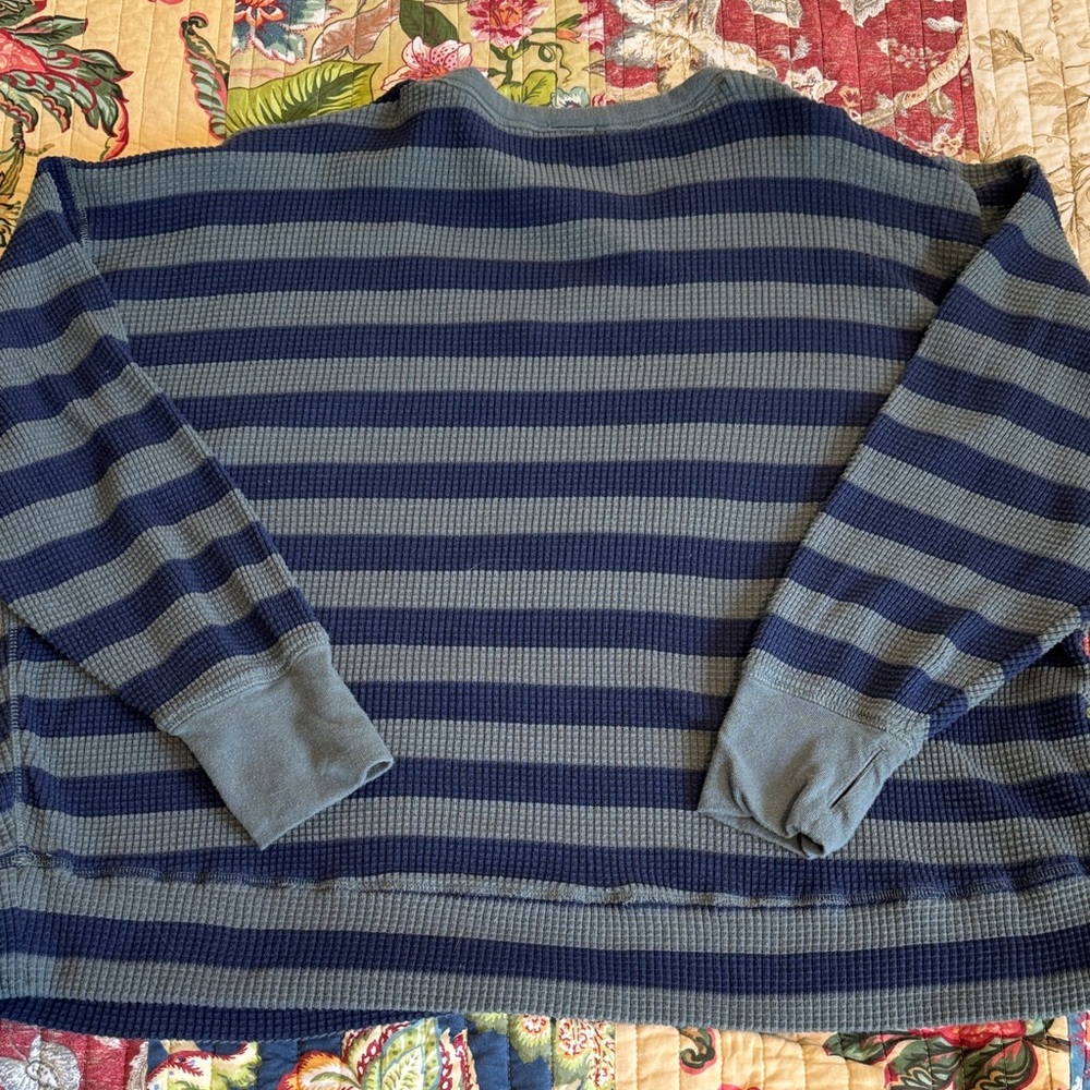 Aerie Striped Waffle Knit Top - Picture 9 of 12